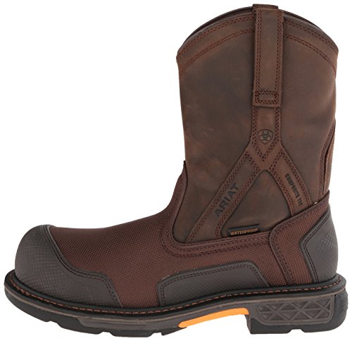 Ariat Men's Overdrive XTR Pull-on H2O Composite Toe Work Boot, Brown Cordura/Oily Distressed Brown, 13 M US - Thumbnail 5