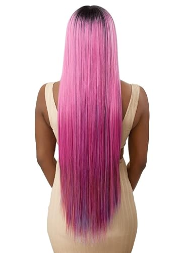 Miniatura 4 de Outre Peluca de encaje frontal - Colorbomb - Kimisha DrUl Pink Unicorn