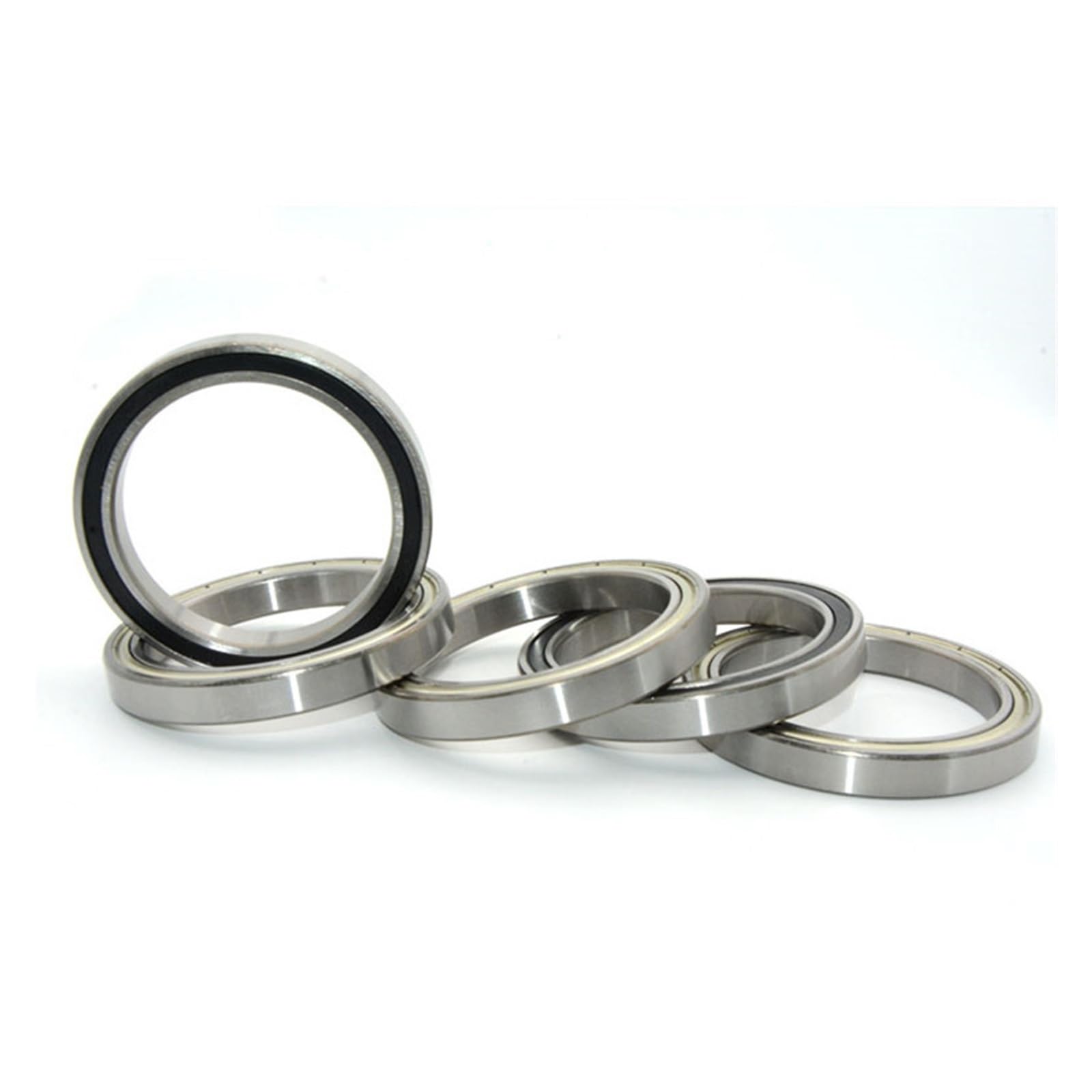 2-5 uds rodamiento 608 6700 6701 6702 6703 6704 6705 6706 6707 6708 6709 6710-2RS ZZ Bola blindada de Goma de Pared Ultrafina(RS,5PCS_6710 50X62X6MM)