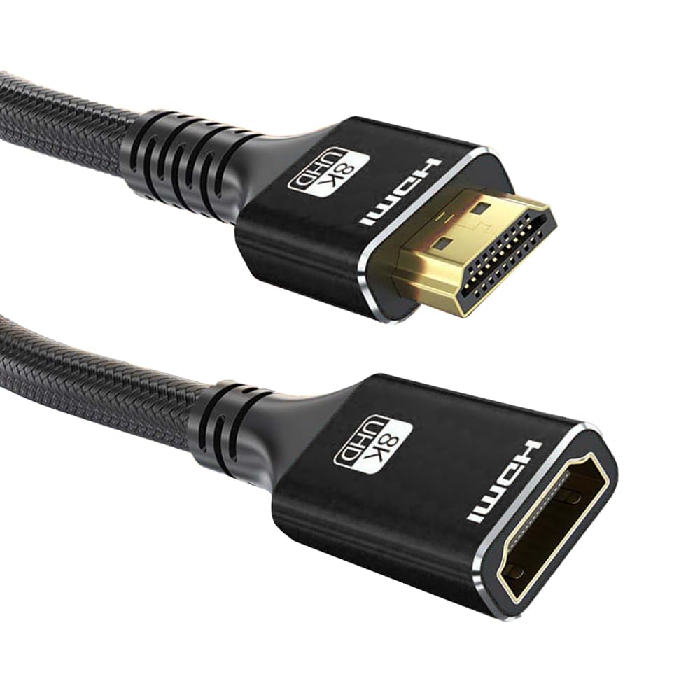 Cable prolongador HDMI 8K para conectar cables cortos en monitores y proyectores 8
