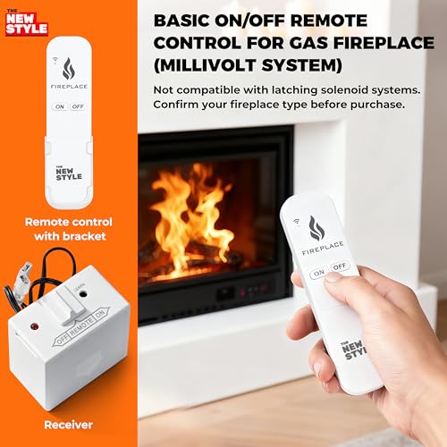 Télécommande pour cheminée à gaz compatible Skytech 1420-A et valve Millivolt