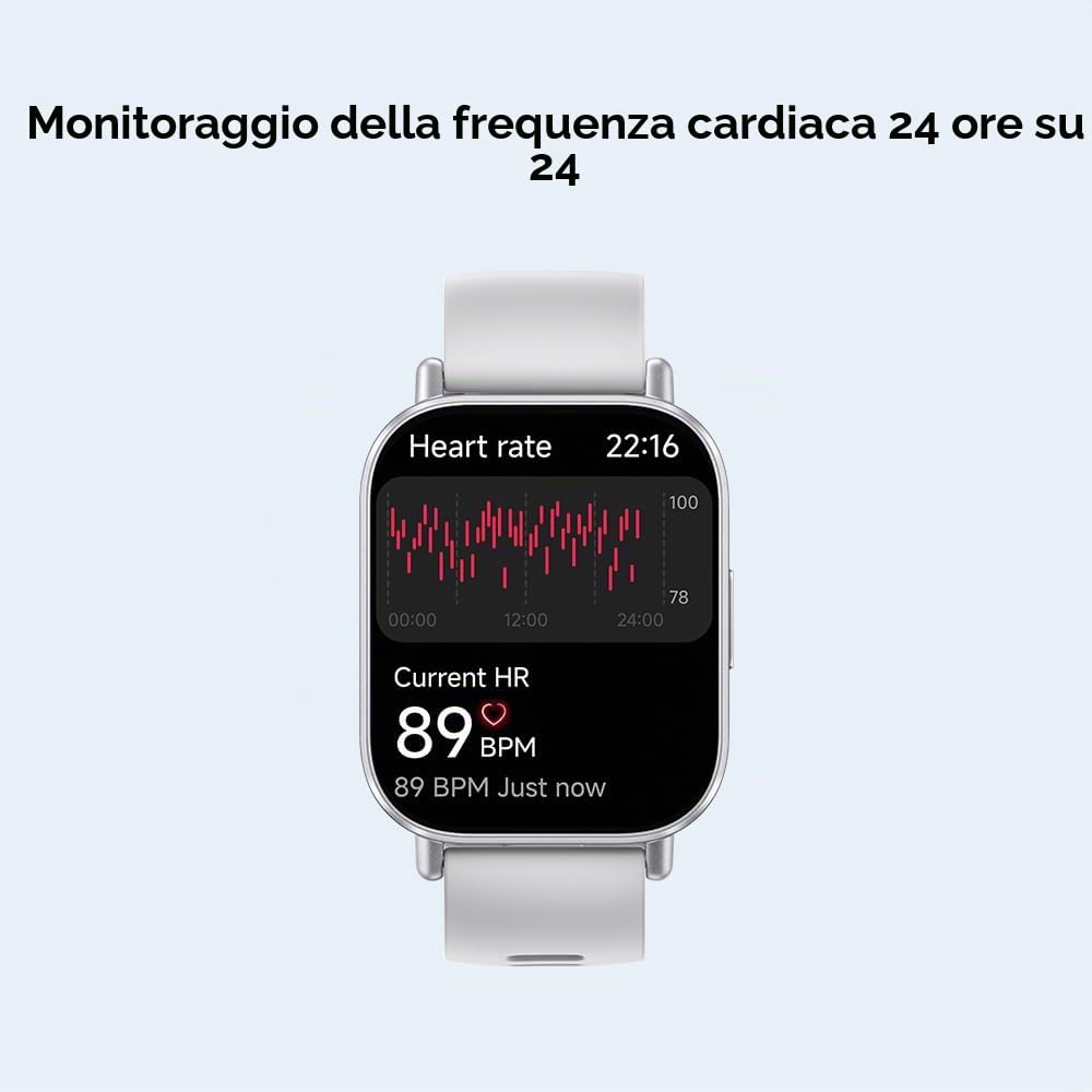 Xiaomi Redmi Watch 5 Active Midnight Black|Smartwatch| Display LCD da 2 pollici, lunga durata della batteria, chiamate Bluetooth, riduzione del rumore, monitoraggio della salute, impermeabile 5 ATM,