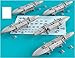 Reskit RS72-0340 - 1/72 Triple Ejector Rack A/A37B-6 (TER-7) (5 pcs) Scale Model kit