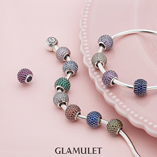 Glamulet in argento Sterling 925 con pietra
