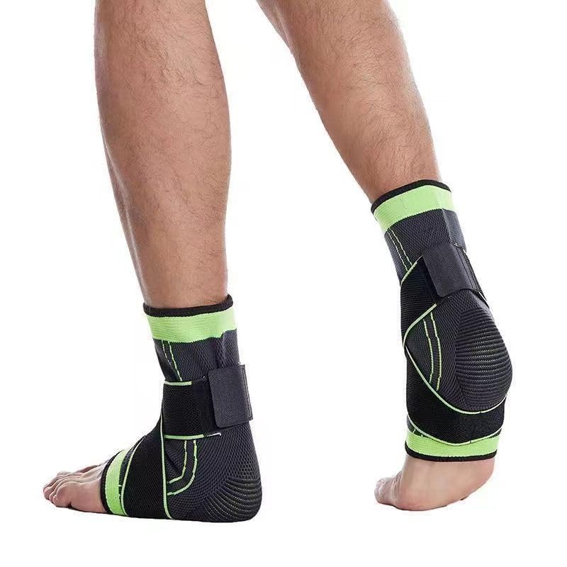 BioAktiv Fußbandage Einstellbare Flexible Ultra Sprunggelenkbandage für Damen & Männer, geeignet für Sport wie Fußball & Fitness
