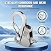 IRONDELIC 2PCS Stainless Steel Boat Anchor Hook, Quick Release Knotless Anchor System for 3/8''- 5/8'' Boat Anchor Rope, Fit for Small Boat Pontoon Kayah, Easy to Use, Holds 8500 lbs