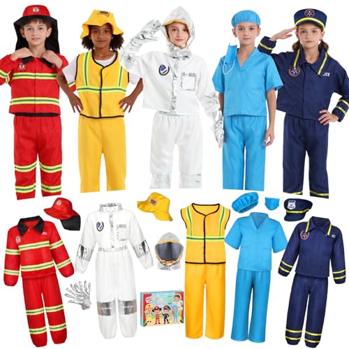 SPLAYTAP Toddle Dress Up Clothes Boys Dress Up Costumes for Play Kids Career Role Play Age 3-5...