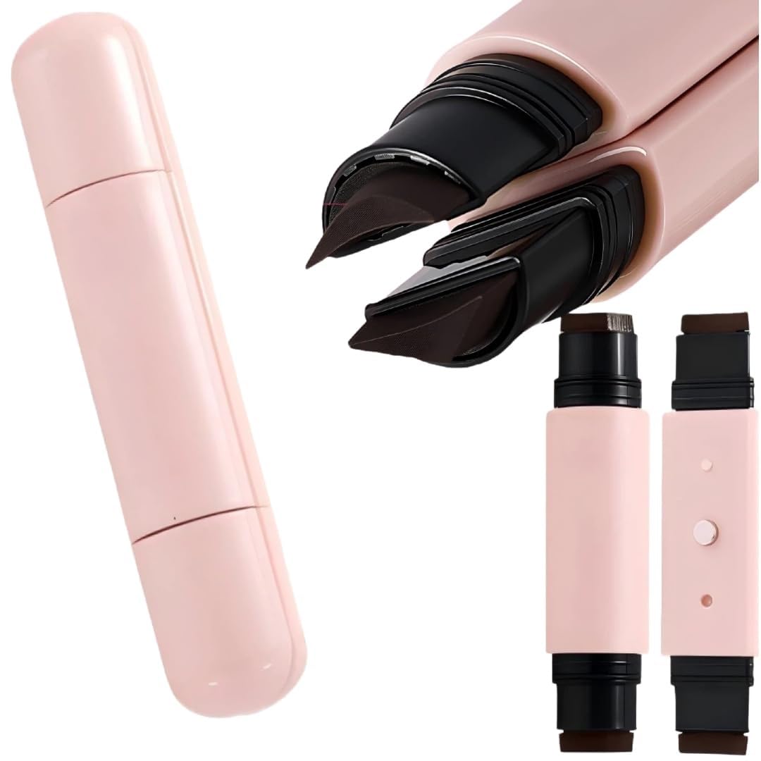 Dual Eyeliner Stamp Pen Waterproof Smudge Proof Winged Cat Eye Makeup Tool Double End Long Lasting Quick Dry Precision Black Liquid Liner Easy Symmetrical Wing Cosmetic Pen for Women (Eye Liner- 1PC)-image-6