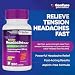 GenCare - Tension Headache Relief Pain Reliever with Acetaminophen 500 mg & Caffeine 65 mg (200 Caplets) Best Value Bulk Extra Strength for Head, Migraine, Joint Pain & Body Ache Relief Medicine