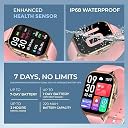 MVC ENTERPRISE H9 Smart Watch 2.01" TFT Display, Bluetooth 5.0 with 100+ Sports Mode, Heart Rate & Blood Oxygen Monitor, Call & Message Reminders Compatible with Android & iOS, IP67 Waterproof (Pink) gallery image