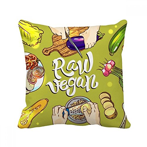 Coussin imprimé légumes de qualité supérieure pour décoration salon