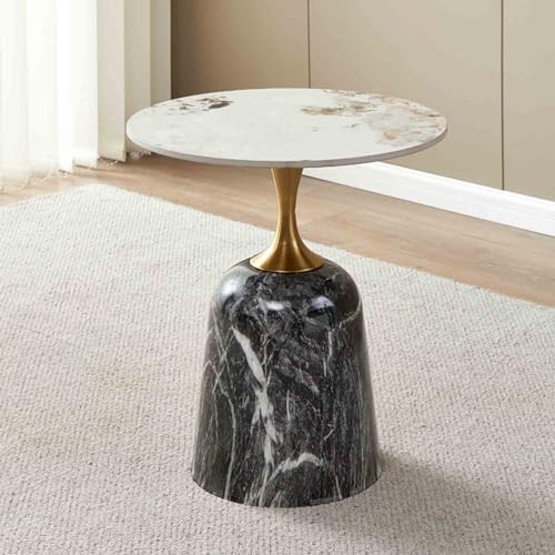 Table basse ronde et table de nuit avec rangement pour le salon et la chambre