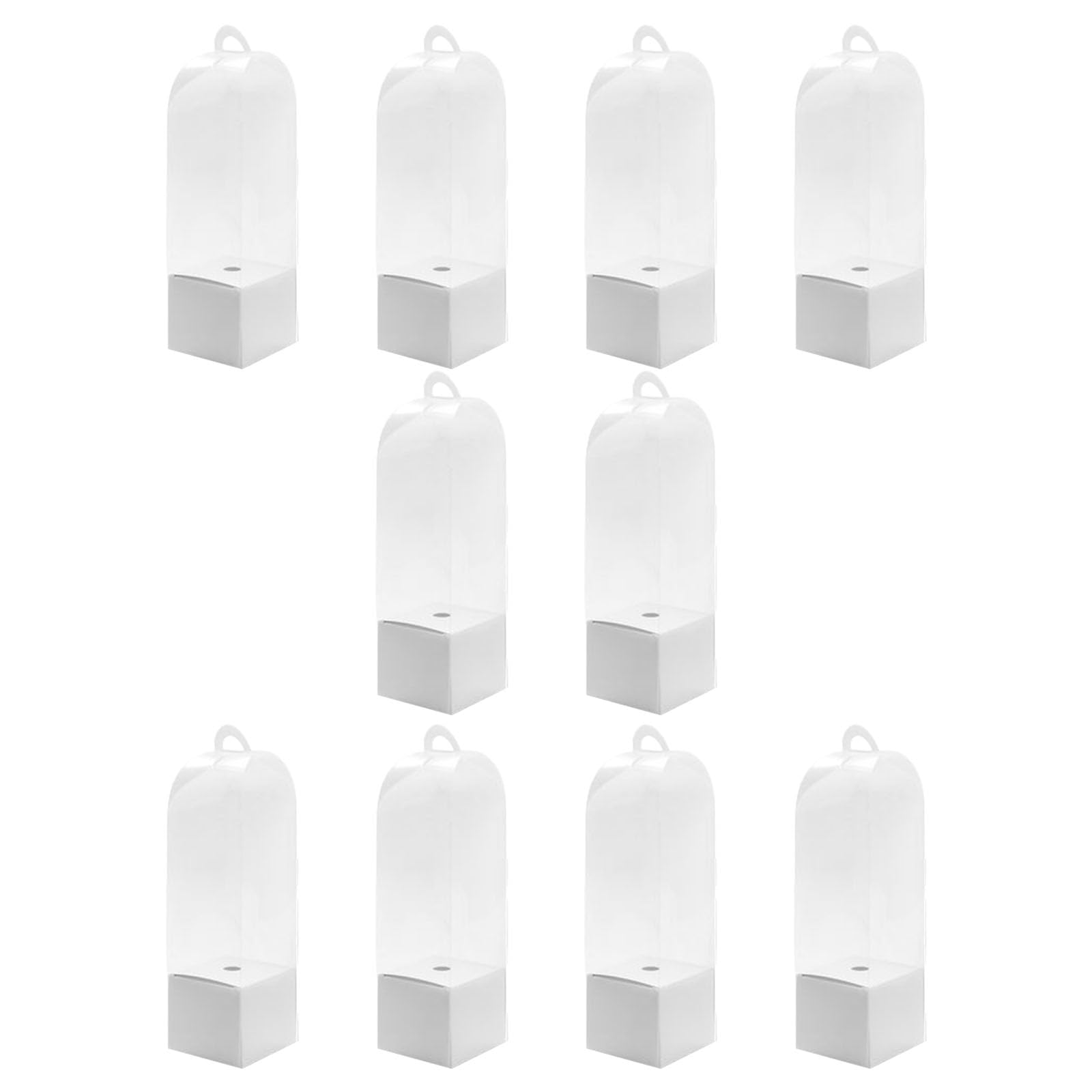 XISAOK Clear Bouquet Bags Elegant Flower Packaging Boxes Single Rose Flower Box for Florist Retail and Special Event,Floral Holder