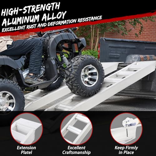Rampas de Aluminio 72" L x 15" W para Motos y ATVs miniatura 4