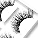 CerroQreen Eyelashes 10 Pairs Pack of 2 , 3D mink lashes Hand-Made Dramatic Thick Crisscross Deluxe False Lashes Nature Fluffy Long Soft Reusable (Black 1 piece)