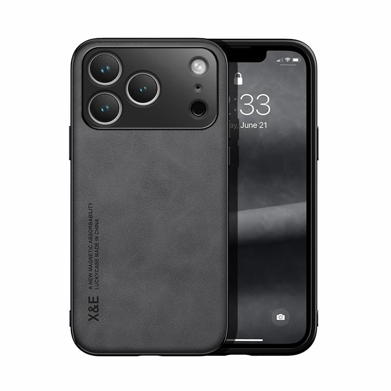 Coque iPhone 17 Pro silicone antichoc gris foncé housse souple de protection arrière