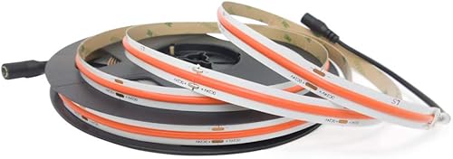 Miniatura 5 de Tiras flexibles LED COB de color blanco cálido, longitud de 3 pies para uso en interiores