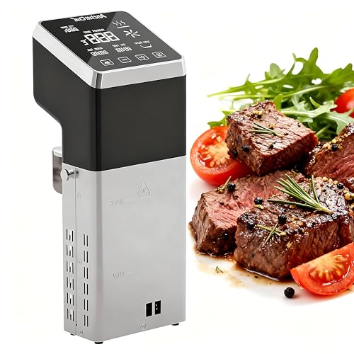 RoyceBee Sous Vide Roner, 1600W Roner Cocina Baja Temperatura, IPX7 Impermeable, Circulador de Inmersión Termal, Ajuste de Temperatura, Máquina de Cocción al Vacío