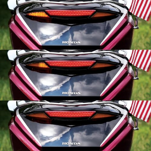 GT Marvel Sequential Trunk Light for Goldwing 2021+ GL1800 Black, Brake, Running, Sequential Red Turnsignals by Show Chrome 52-970RBK by Show Chrome Accessories - Image 2