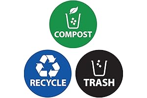 Compost Stickers: Convenient Waste Sorting Made Easy