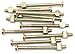 10-Pack M6 - 1.0 x 75mm Allen Head Furniture Cot Crib Bed Bolt Barrel Nut, Hex Key Drive Socket Cap Bolts Screws For Crib Bed, Zinc Plated