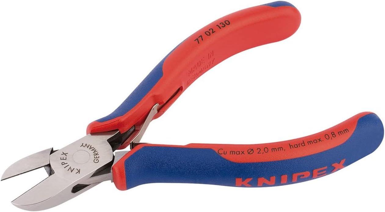 DRAPER EXPERT 130MM KNIPEX BEVELLED ELECTRONICS DIAGONAL CUTTERS