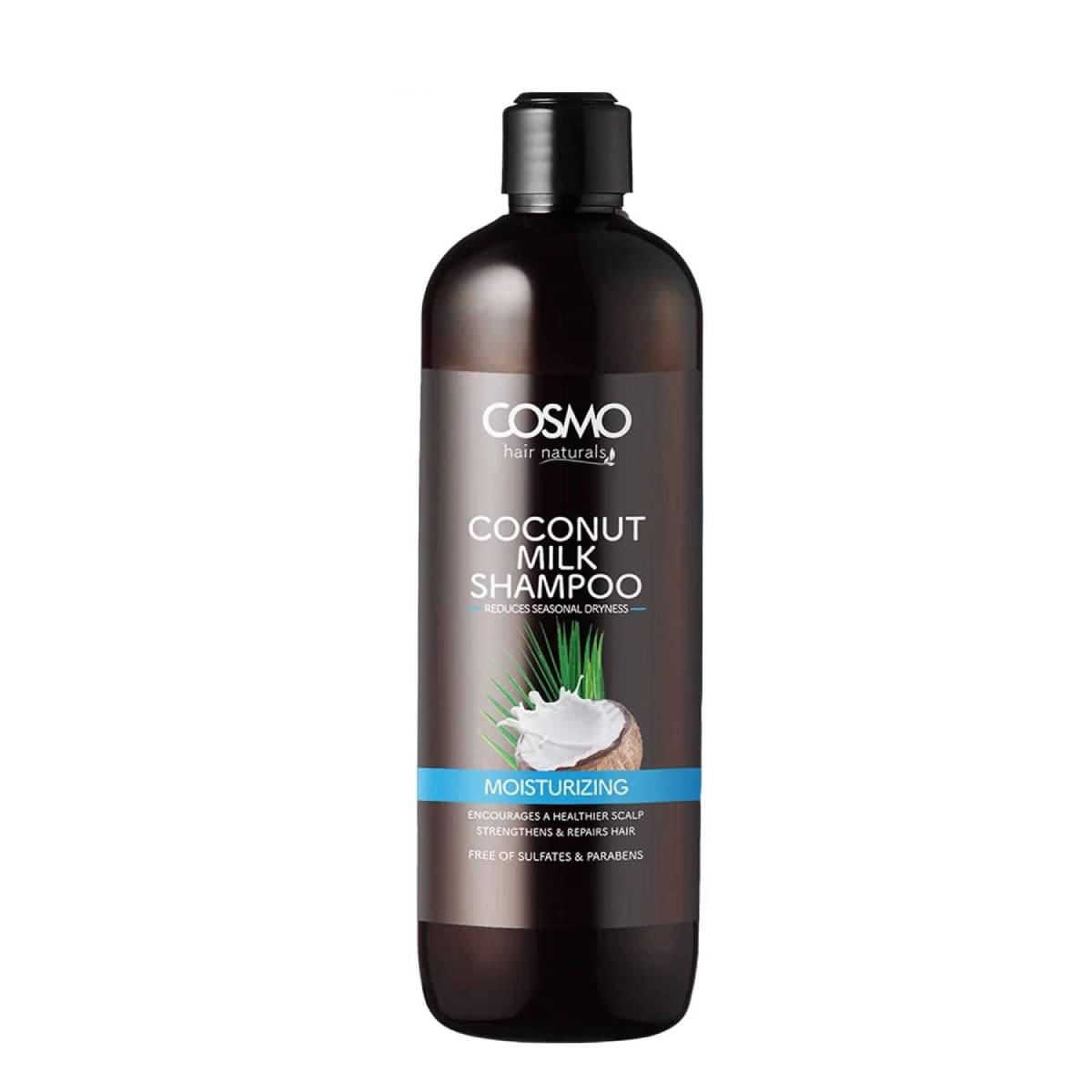 Cosmo Hair Naturals Coconut Milk Shampoo 250ml | Reduces Seasonal Dryness | Strengthens & Repairs Hair | For Men and Women