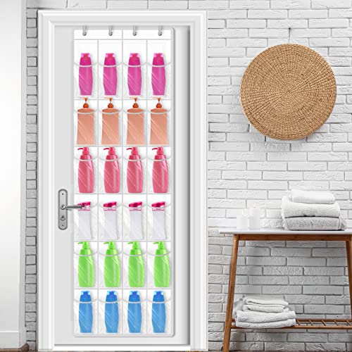 Windyun 24 Pockets Hanging Shoe Organizer Large Clear Pockets Over The Door Pantry Organizer Shoe Holder For Back Of Door Hanging Shoe Bag For Closet Water Bottle Cellphone Calculator Snack Classroom #TOP4
