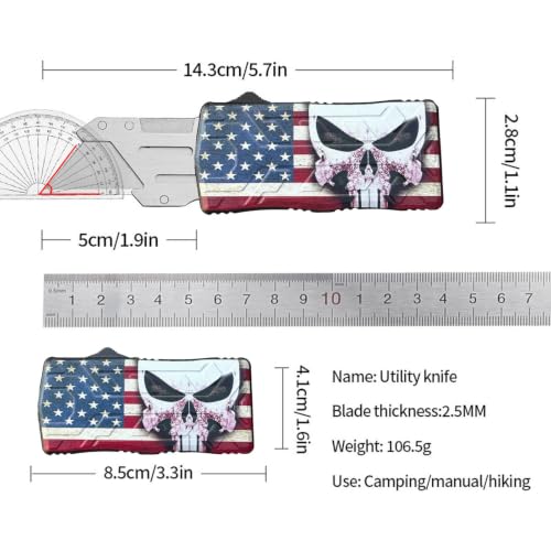 Image of Caressolove Automatic Box Cutter, Retractable Utility Knife