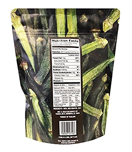 Trader Joe's Crispy Crunchy Okra 1.4oz (Pack of 2) image 4