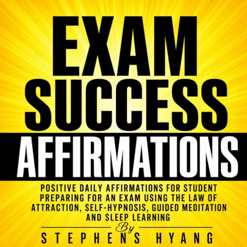 Diseño de la portada del título Exam Success Affirmations