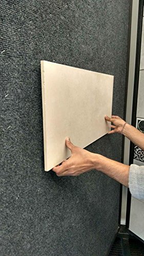 Image of Sky 49mm Tile Grip Dots, Self Adhesive Grip Hook Dots for Displaying & Holding Tiles, Strong Sticky Back Tile Display Fasteners for Showrooms, Tile Samples & Exhibitions, Pack of 50, Black