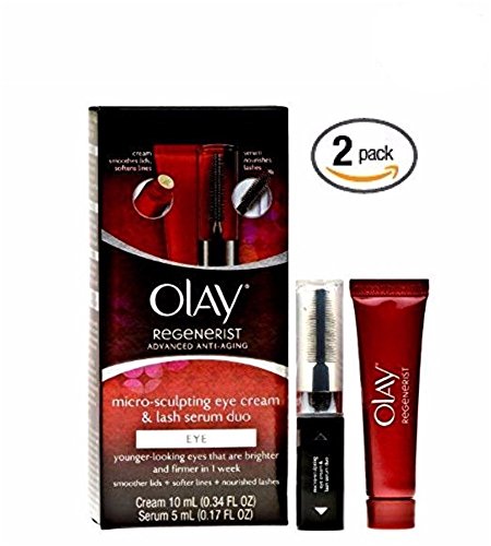 Olay Regenerist Micro-Sculpting Eye Cream And Lash Serum Duo 1 Kit, 0.51 Ounc...