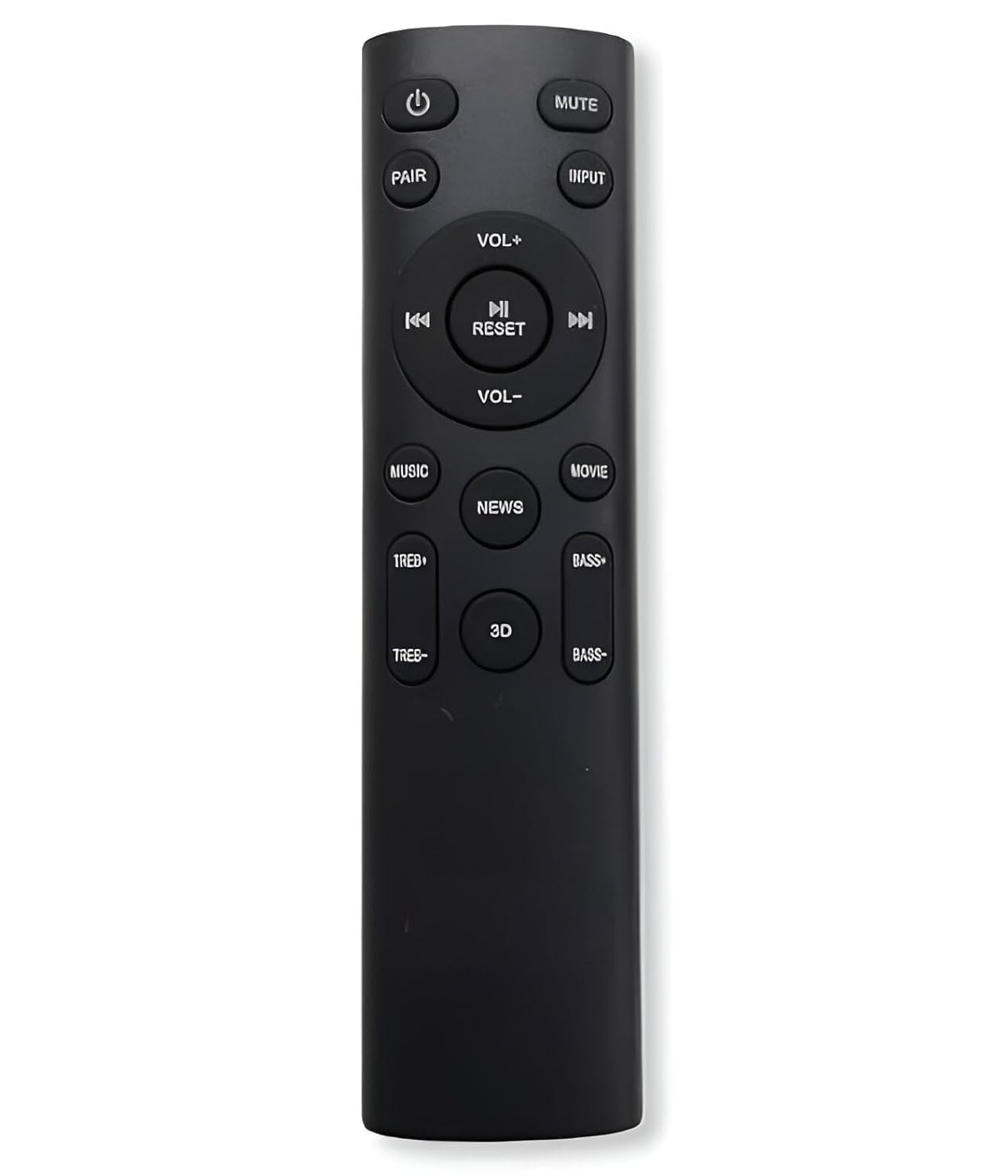 SV Remote Control Compatible with Mivi Fort H120 Soundbar, 120 Watts, 2.1 Channel, BT v5.1 120 W Bluetooth Soundbar Remote (Please Match The Image with Your Old Remote)-image-45