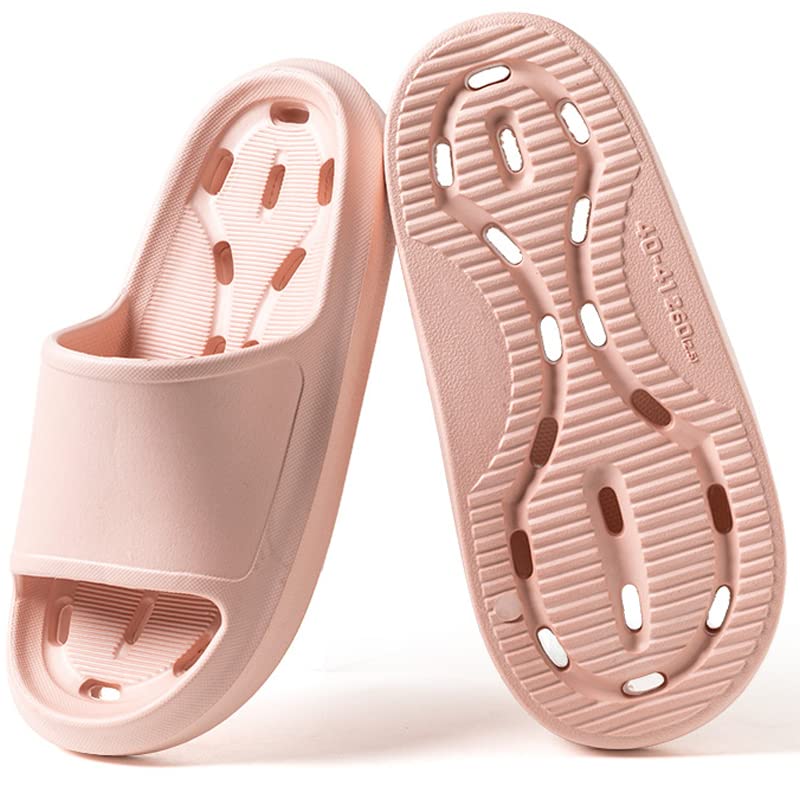 FINLEOO Cloud Slides for Women and Men | Shower Shoes | Non Slip Bathroom Sandals Cushioned Thick Sole House Slipper for Indoor Outdoor