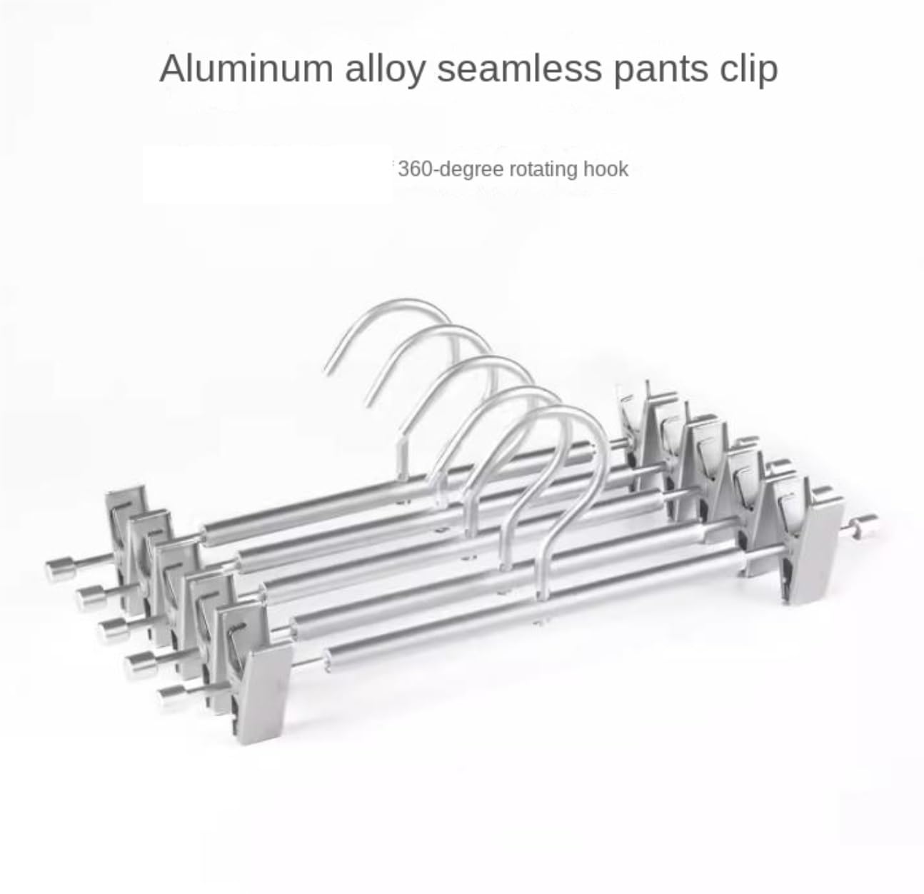 Perchas Perchas Estándar Perchas para Pantalones Clips Aleación De Aluminio Clip para Pantalones Ropa Falda Pantalones Tendedero Perchas Ropa(Gold,10pcs)