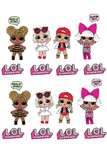 Dolce idea Adesivi Bambole LOL Surprise Form. A4