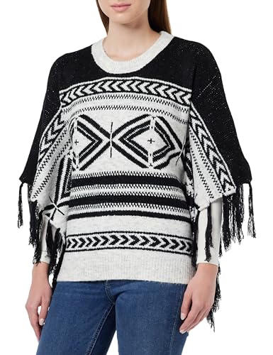 Sudadera caneva poncho mujer negro 19025430-ca02 ropa de entretiempo XS/S