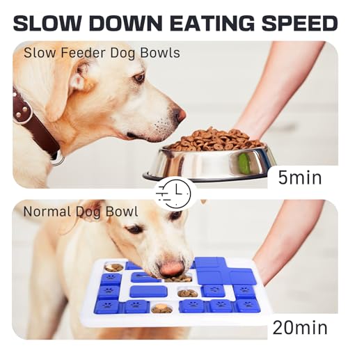 Blanlody Hundespielzeug Intelligenz, Intelligenzspielzeug für Hunde mit Quietschend Interaktives Hundespielzeug mit Beschäftigung, Futterspielzeug Hund für Kleine, Mittlere, Große Hunde und Katzen