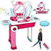 Produktbild Spielzeug für Mädchen, 3 in 1 Schminkset Rollenspiel Spielzeug Schminkkoffer Mädchen, Kinderschminke Set Mädchen Schminktisch und Koffer für Kinder 3 4 5 Jahre