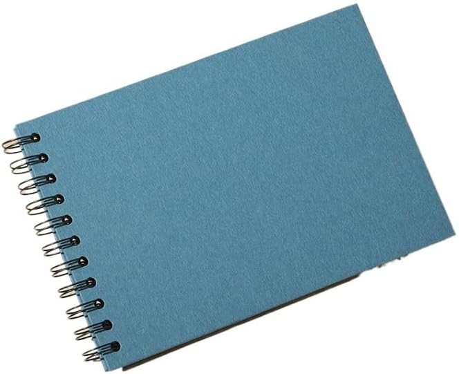 Travel Growth Commemorative Book ﻿ A5 Horizontal Version Creative DIY Album Scrapbook Self Made Commemorative Album Applicable to photos, receipts, star cards, etc(Gray)