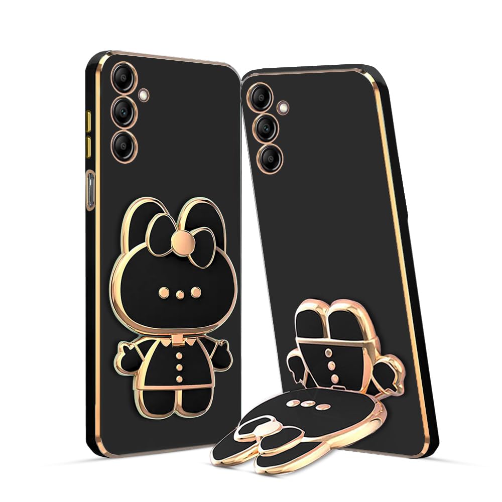 KARWAN Silicone ? 3D Cat Back Case And Cover With Stand Compatible For Samsung Galaxy A34 5G| Stand And Mirror | Camera Protection | Electroplated | Folding Stand - Mint (B0CCL82QP9) Amazon Price History, Amazon Price Tracker