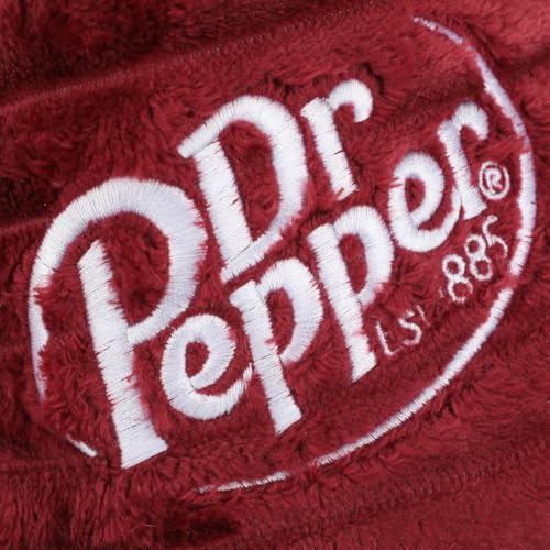 Bioworld Dr Pepper Logo Adult Red Scuff Slippers3