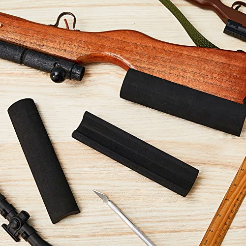 Gueevin 6 Pieces Rifle Cheek Riser Rest Pad Black Eva Foam Non Slip Cheek Riser For Rifle Gun Buttstock Cover #TOP6
