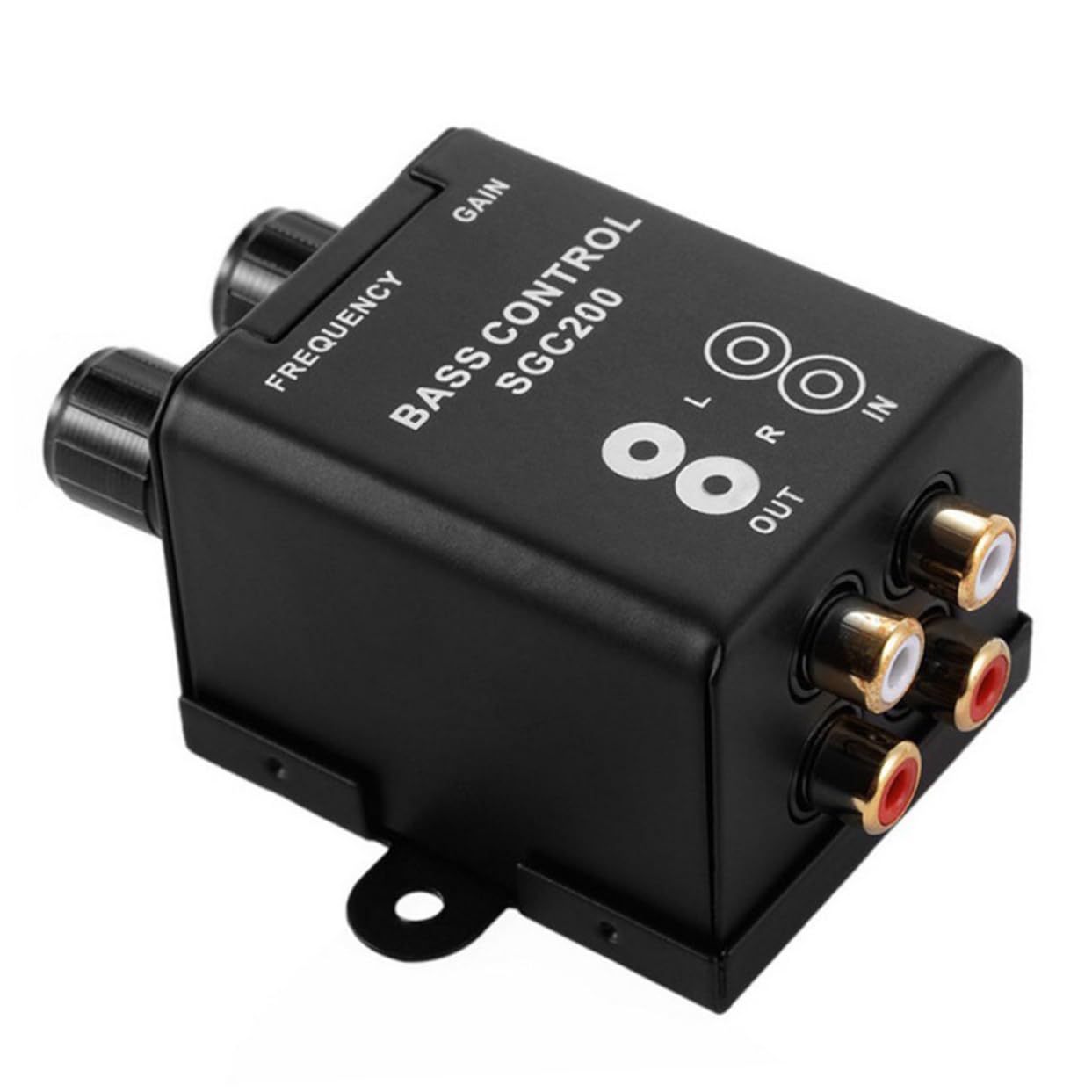 Cabilock 1Pc Car Remote Level Control Knob for Amplifiers Durable Gain Volume Regulator Easy Installation for Bass Audio Devices Vehicles Signal Transmission