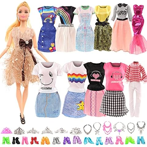 Miunana 27 Piezas para Muñeca de 11,5 Pulgadas Cover