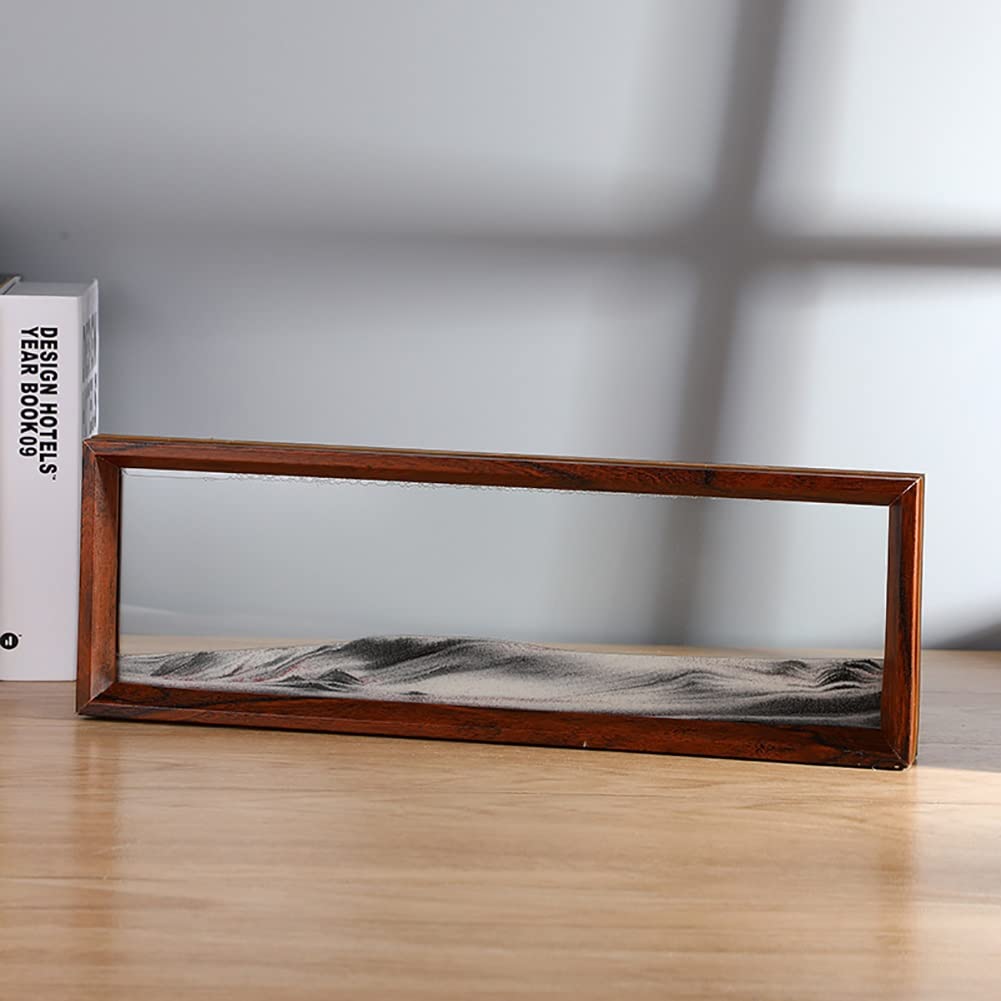 Ruchome dekoracje z piasku, 3D Ruchomy Obraz Sztuki Piasku Sandscape, Ruchomy Obraz Sztuki Piasku Do Zabawek Na Pulpit, Piasek W Ruchu Płynący Malarstwo Piaskowe Do Wystroju Domu I Biura
