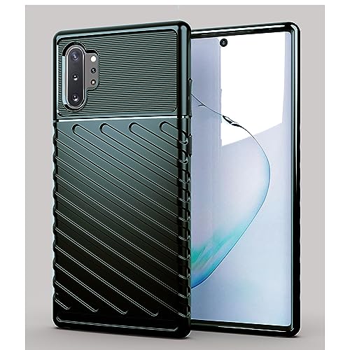 Image of Shockproof Back Cover Case for Samsung Galaxy Note 10 Plus 4G | 360 Degree Protection | Protective Design | Anti-Scratch Tough Slim TPU Case for Samsung Galaxy Note 10 Plus 4G (Green)