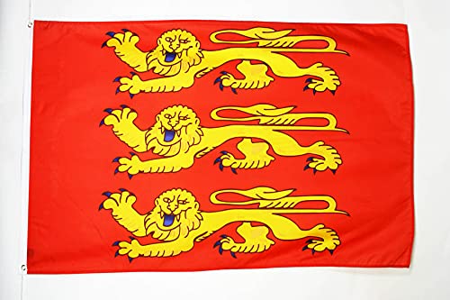 AZ FLAG - Drapeau Haute-Normandie - 150x90 cm - Drapeau Haut-Normand - France 100% Polyester Avec Oeillets Métalliques Intégrés - Pavillon 110 g