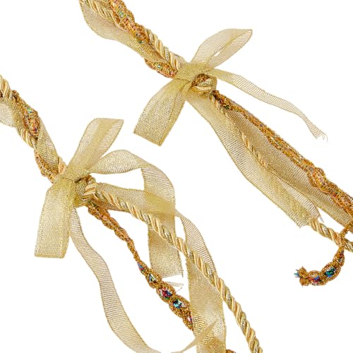 Cordón de Unión de Manos Bodas Celta Accesorio de Cuerda con Colgantes para Ceremonia 5